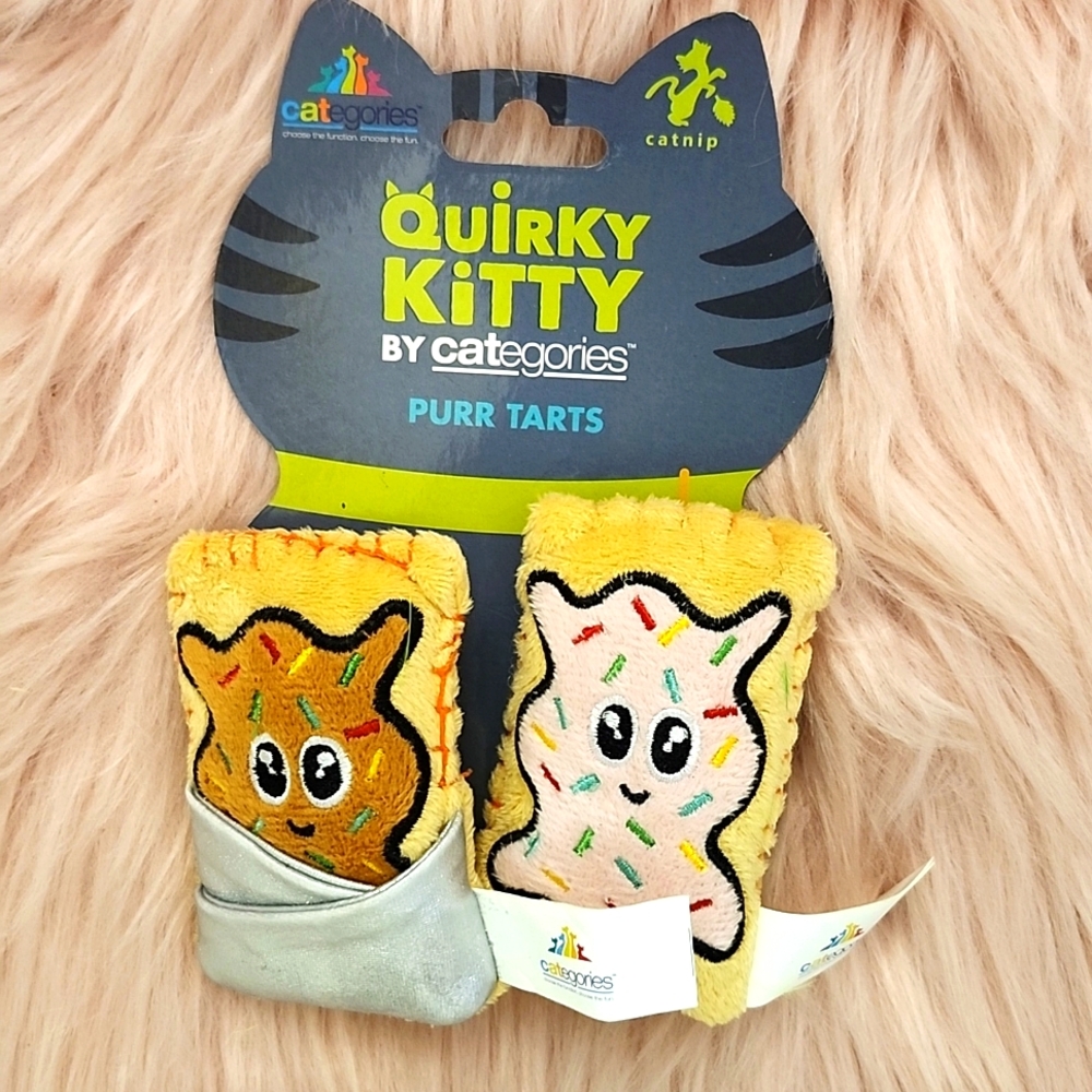 Brand New QUIRKY KITTY CatNip Cat Toy-2 CT.